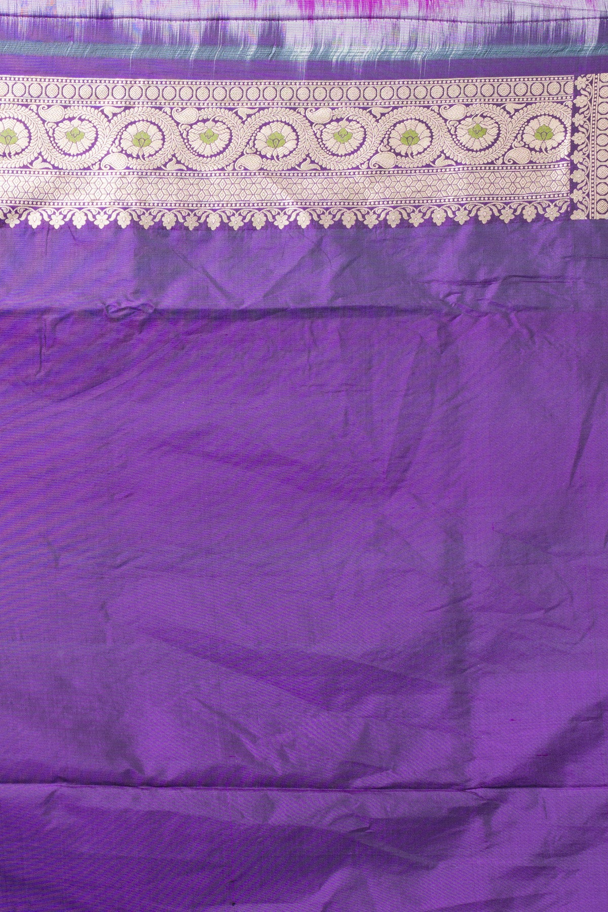 Purple Pure Katan Silk Banarasi Handloom Saree with Zari work