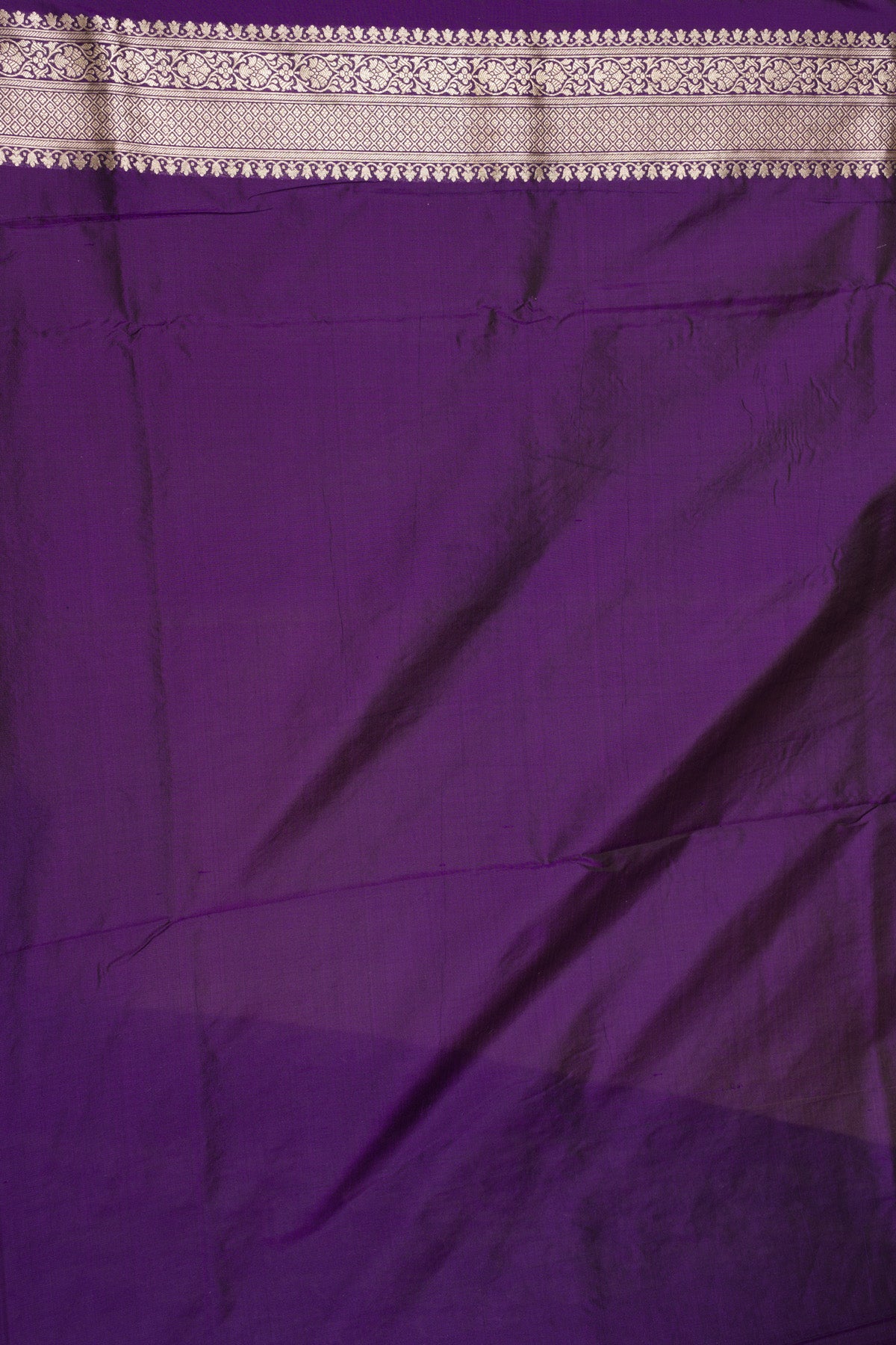 Black Purple Pure Katan Silk Banarasi Handloom Saree with Zari work