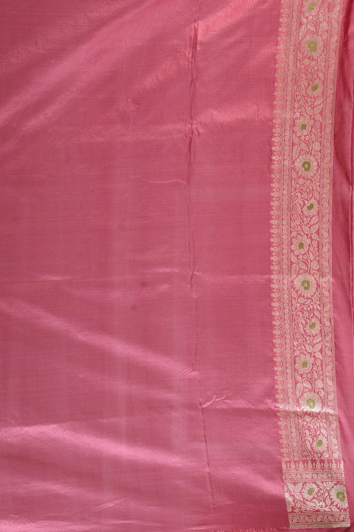 Pink Pure Katan Silk Banarasi Handloom Saree with Zari work