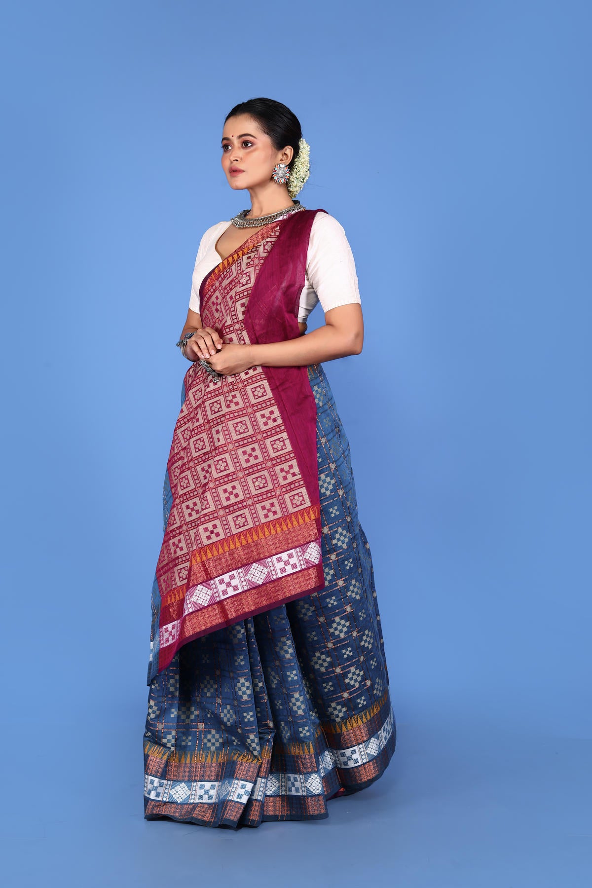 Viscose cotton Banarasi Saree