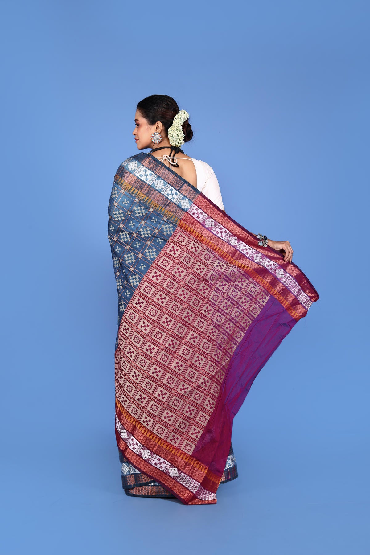 Viscose cotton Banarasi Saree