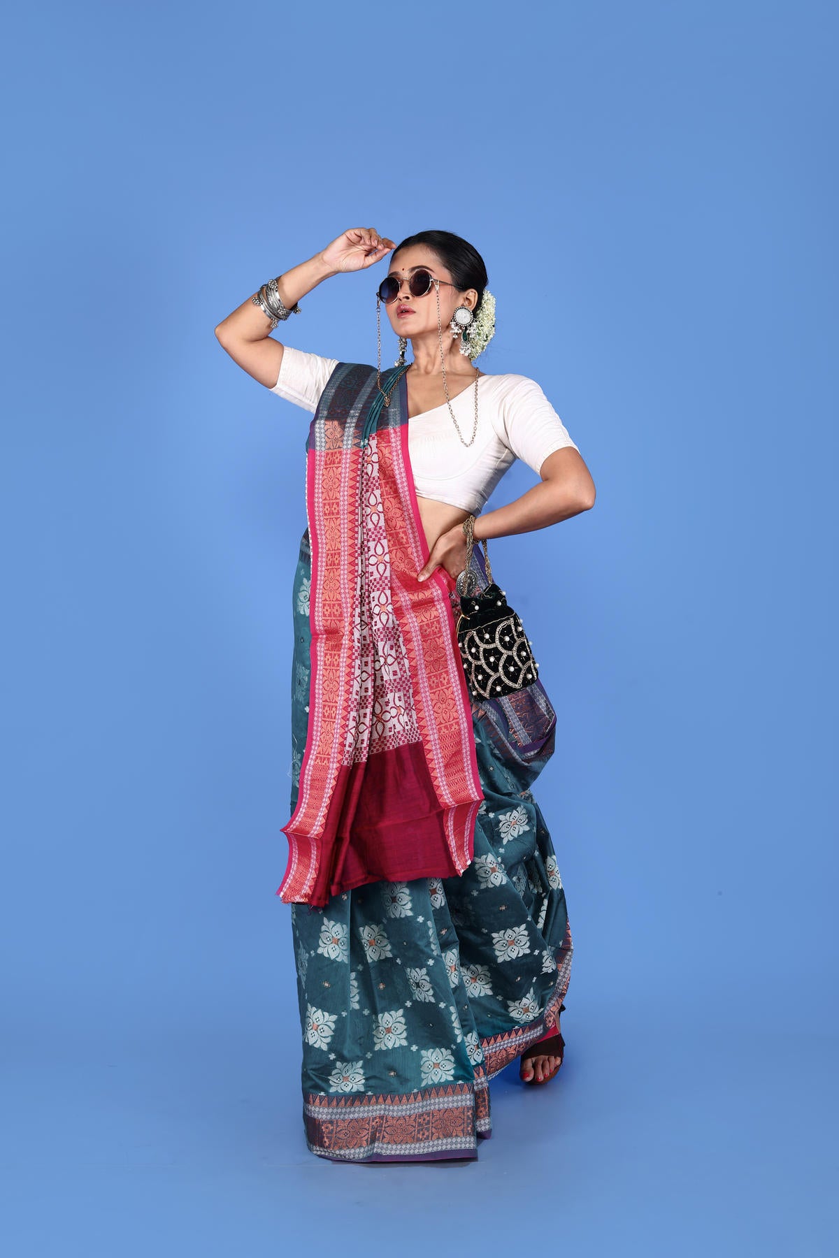 Viscose cotton Banarasi Saree