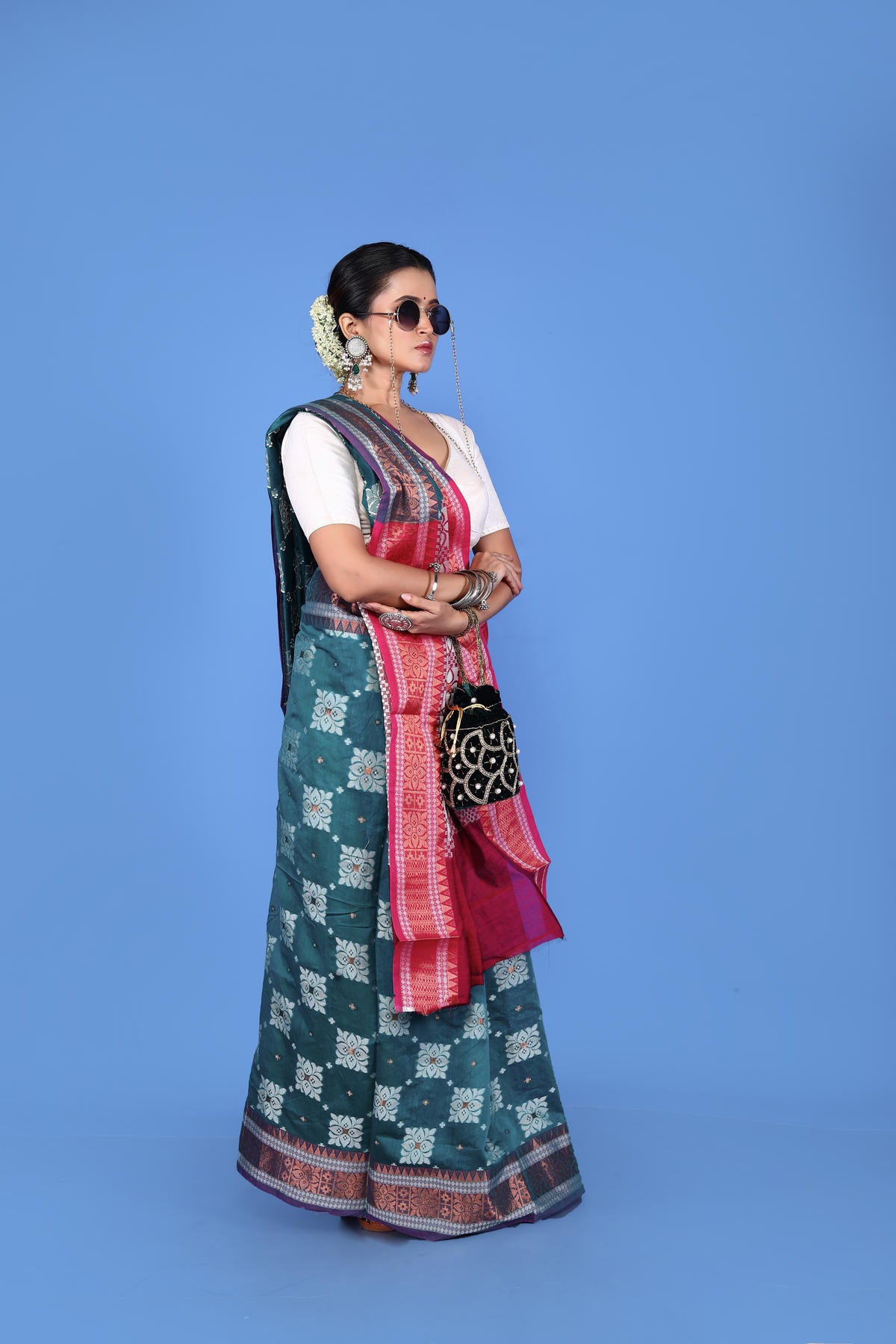Viscose cotton Banarasi Saree