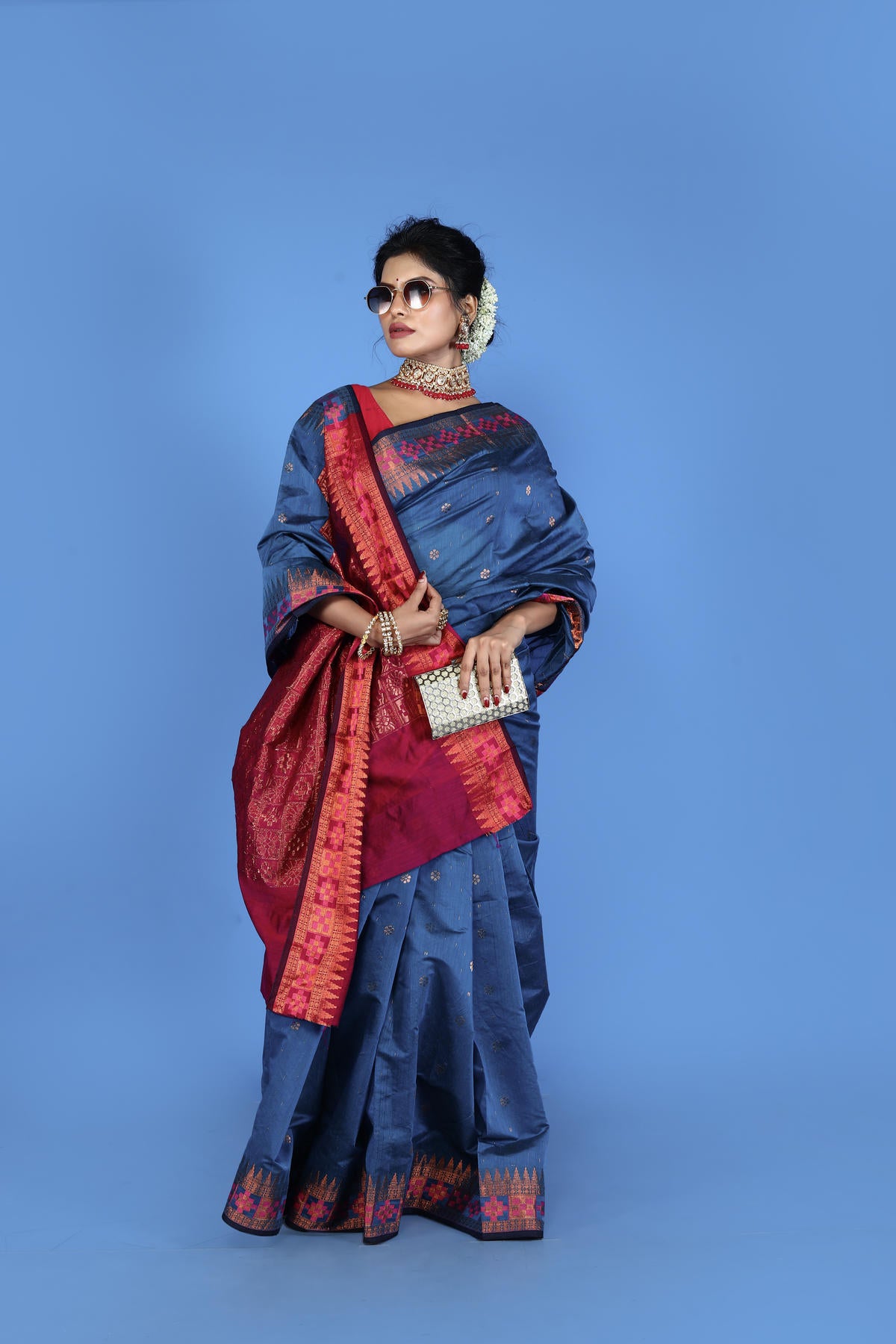 Viscose cotton Banarasi Saree