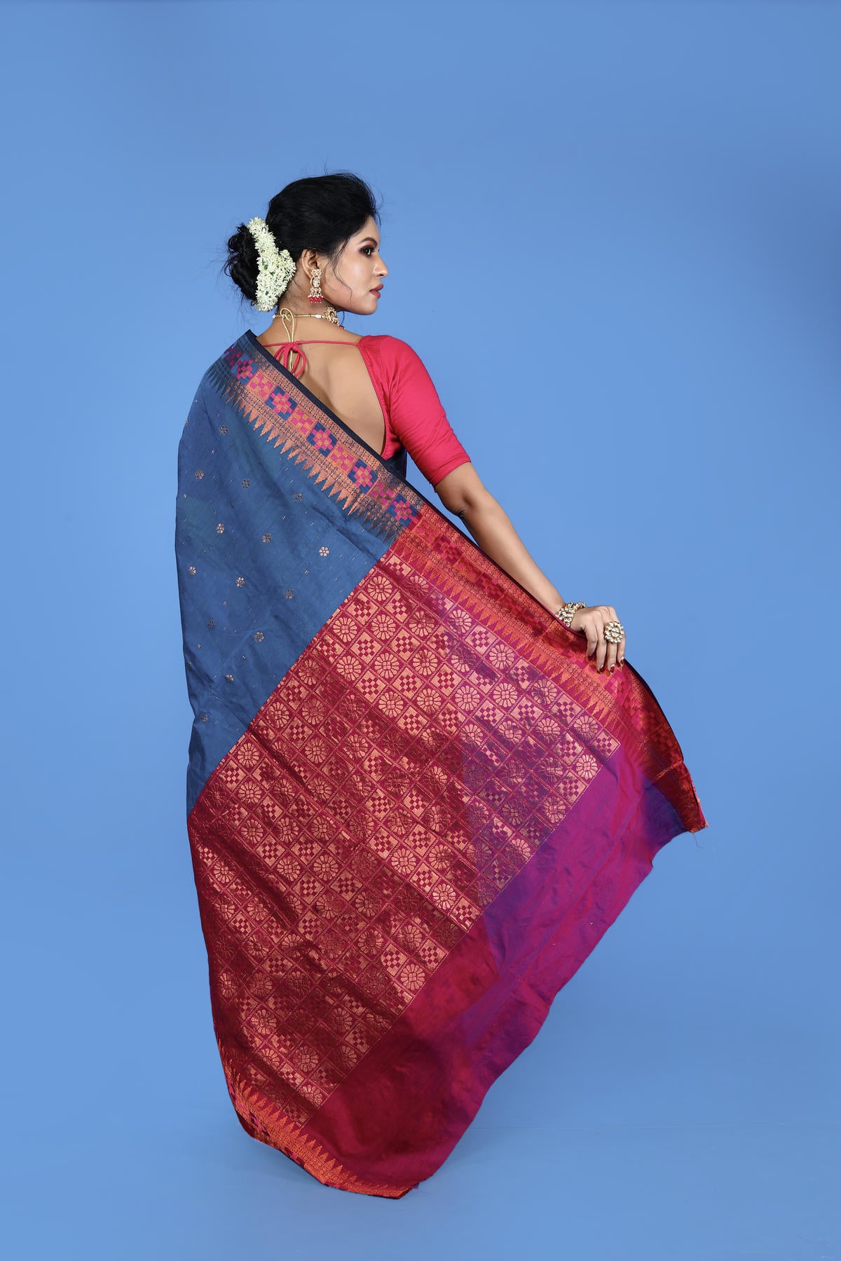 Viscose cotton Banarasi Saree