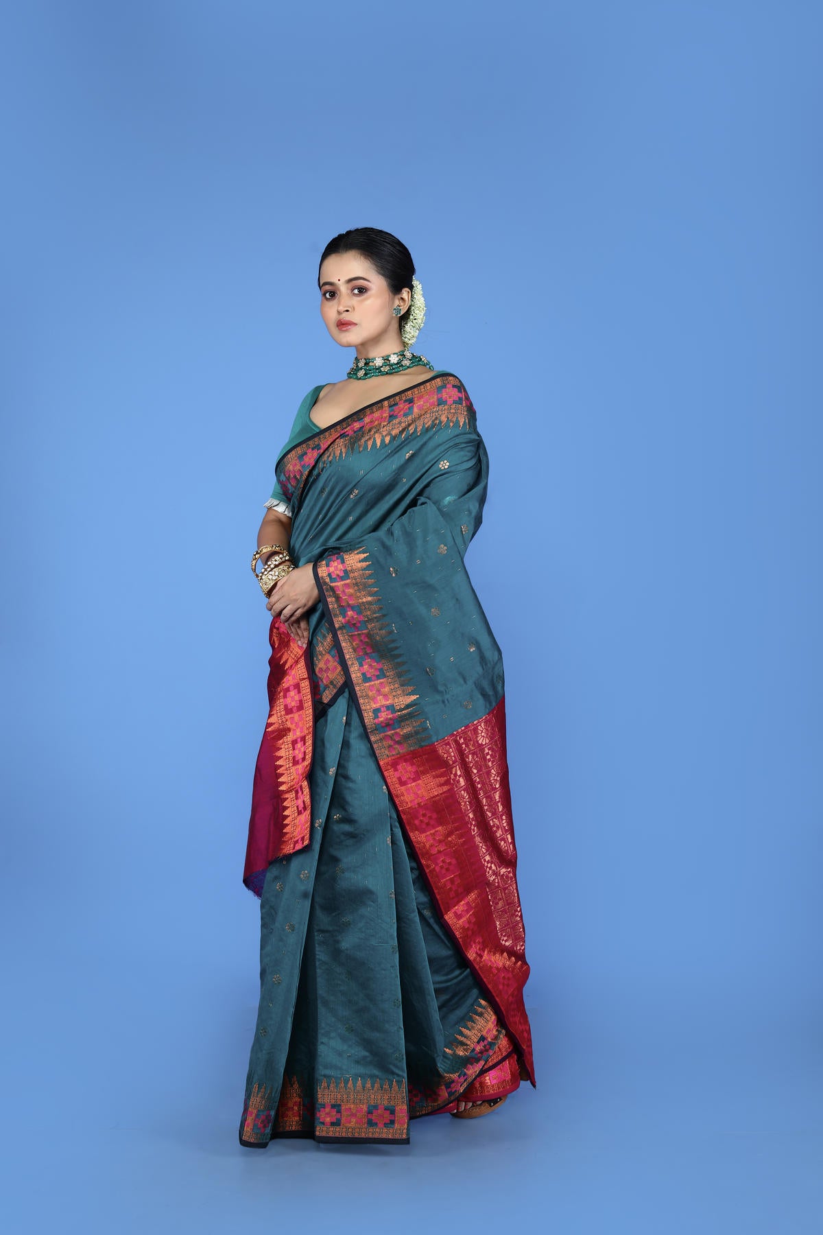 Viscose cotton Banarasi Saree