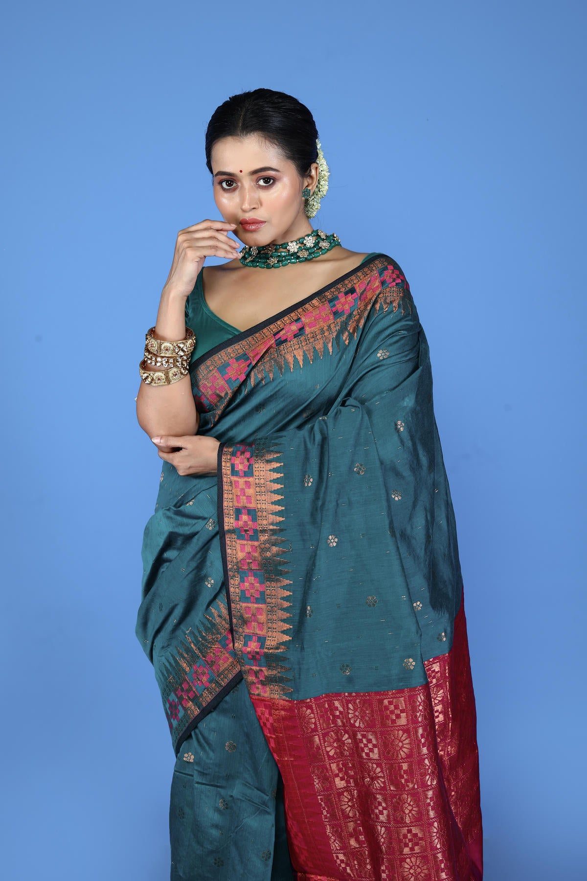 Viscose cotton Banarasi Saree