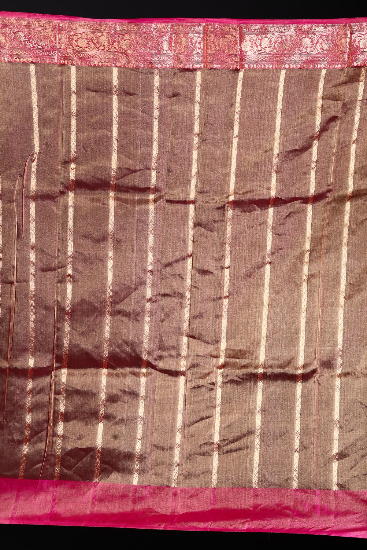 Pastel Color Pure Tissue Silk Banarasi Handloom Saree with Zari work