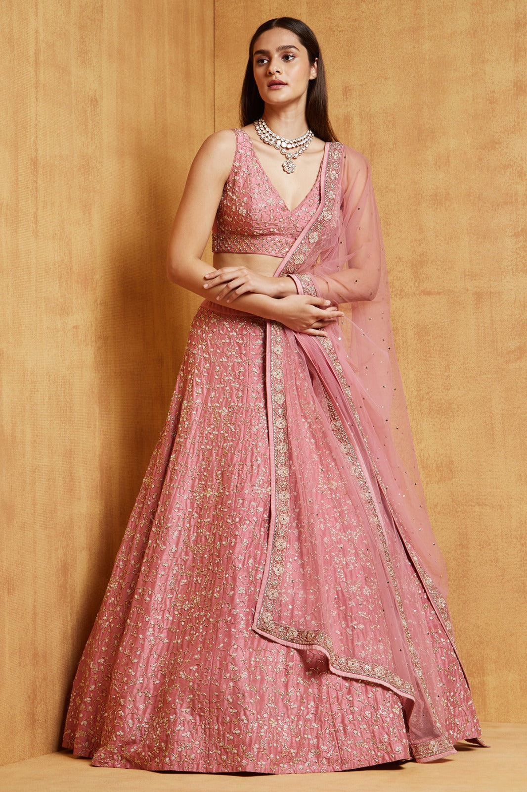 Pink Colour Lehanga