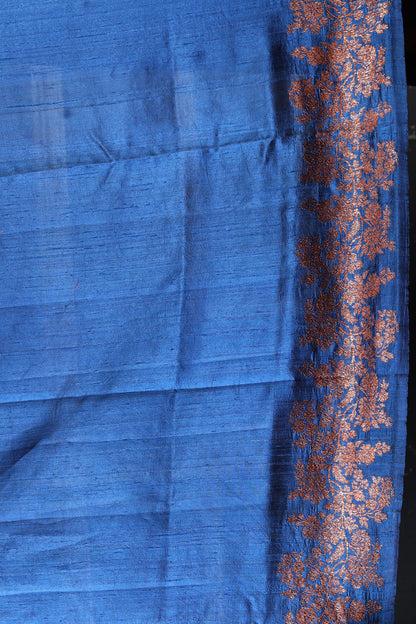 Pure Dupion Silk  Banarasi Handloom Saree with Zari work