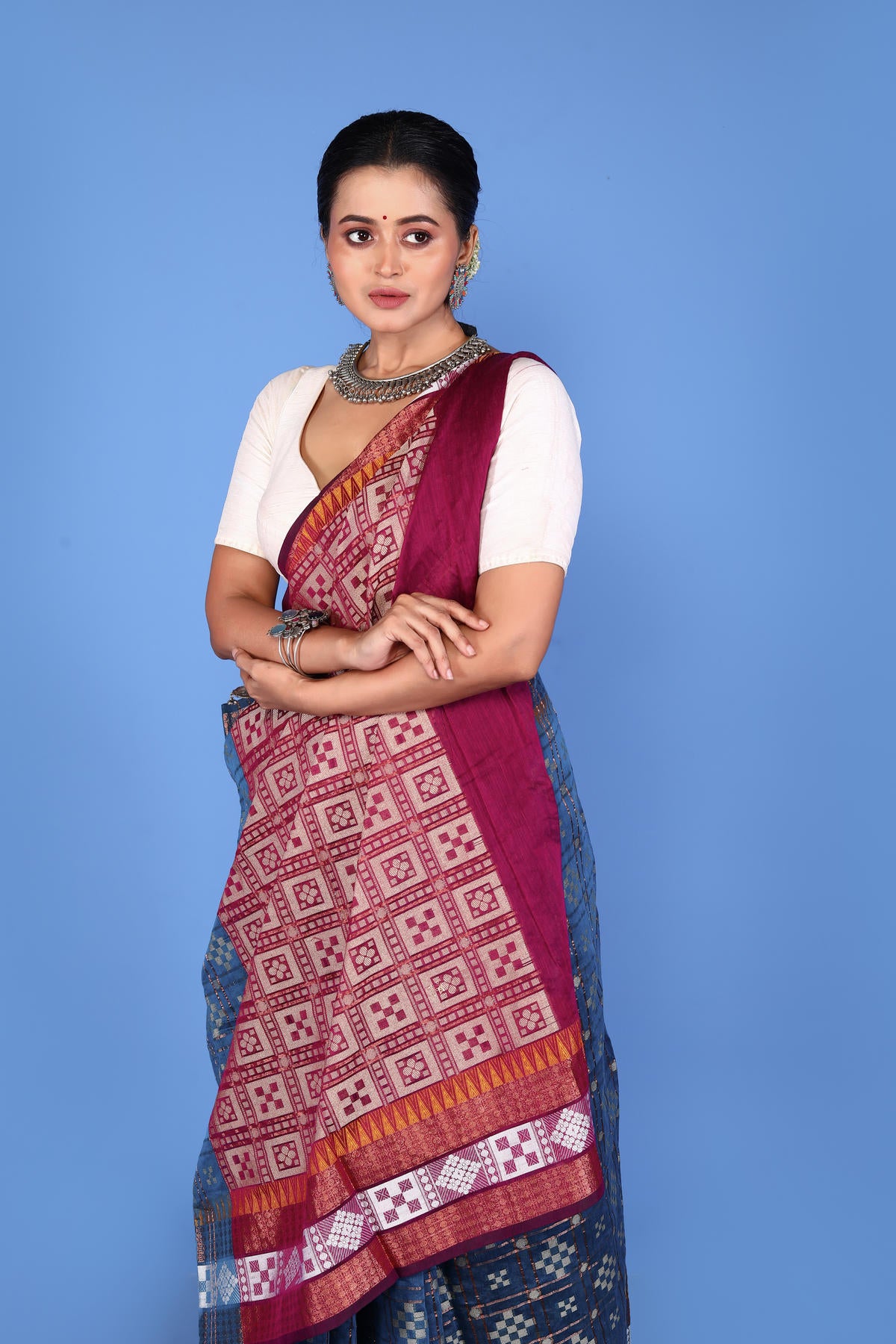 Viscose cotton Banarasi Saree