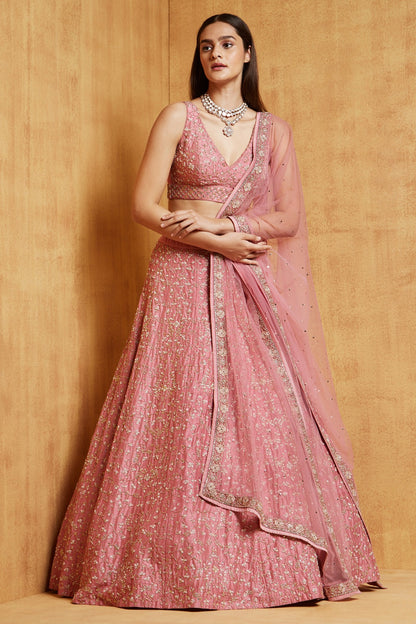 Pink Colour Lehanga